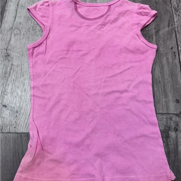 2000s Y2k Miss Me Pink NEW Cap Sleeve Baby Tee Lightweight Womens Medium Vtg - Picture 5 of 6